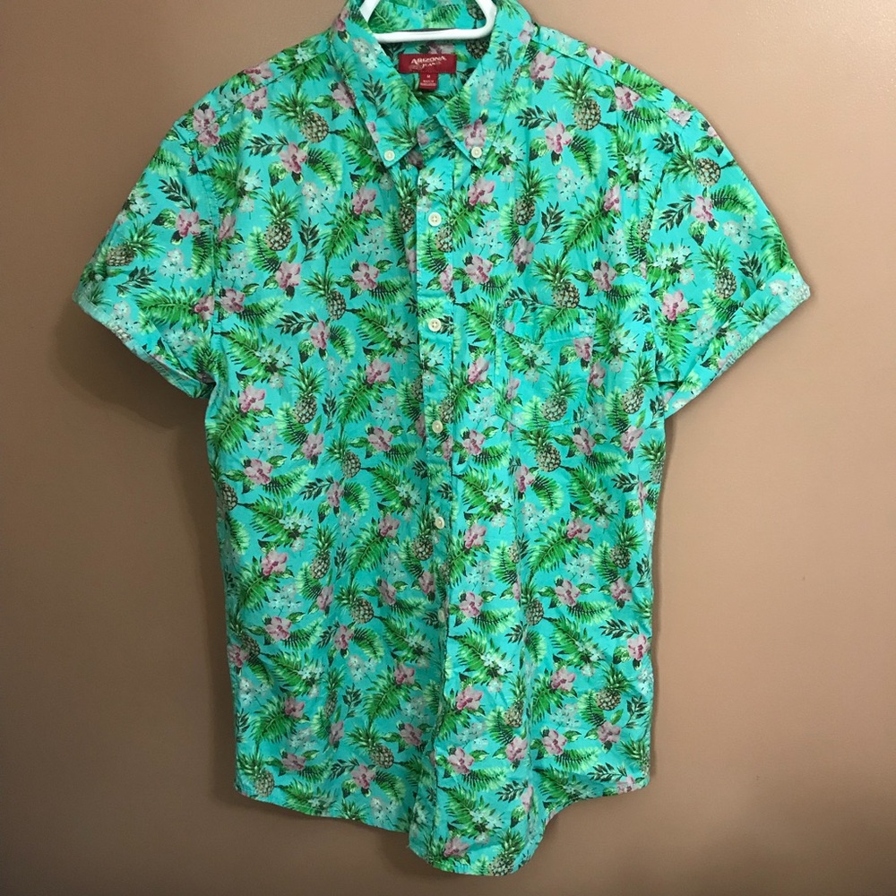 Men’s Hawaiian Button Down Shirt